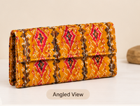 Ornate Paisley Tooled Leather Wallet