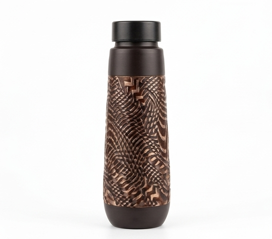 Vanguard Obsidian & Woven Copper Premium Vacuum Bottle