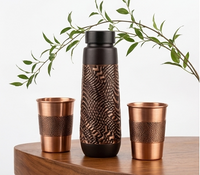 Vanguard Obsidian & Woven Copper Premium Vacuum Bottle