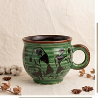 Warli Folk Art Ceramic Mug