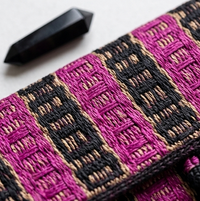 Vibrance Geo-Pattern Foldover Wallet