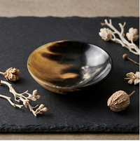 Natural Polished Horn Small Decorative Bowl