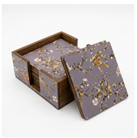 Handcrafted Terrazzo Resin Coaster Set