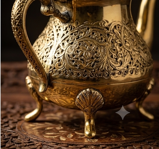 Handcrafted Brass Teapot