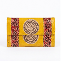 Sunburst Artisan Foldover Wallet