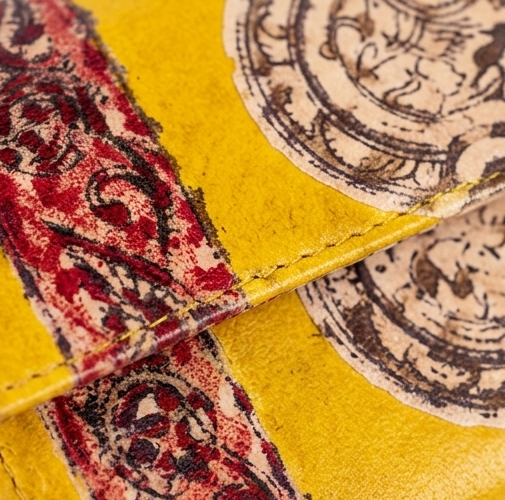 Sunburst Artisan Foldover Wallet