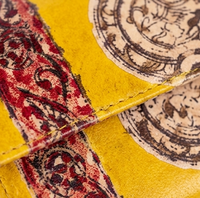 Sunburst Artisan Foldover Wallet