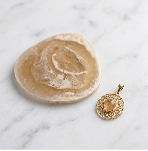 Handcrafted Natural Stone Coaster