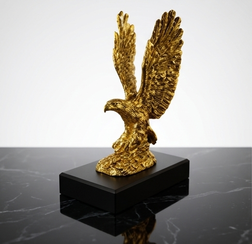 Apex Antiqued Brass Eagle Majestic Figurine