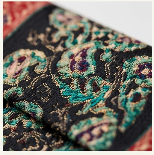 Handcrafted Kalamkari Art Leather Clutch Wallet