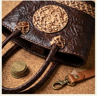 Artisanal Tooled Leather Tote Bag