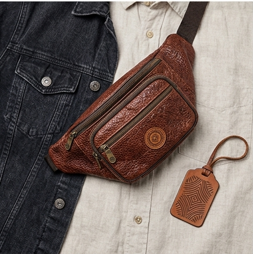Heritage Leather Utility Waist Bag