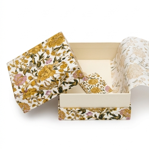 Handcrafted Floral Resin Coaster Set