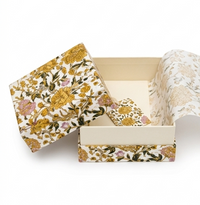 Handcrafted Floral Resin Coaster Set