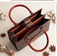Artisanal Tooled Leather Tote Bag