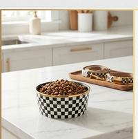 Checkerboard Decorative Bowl