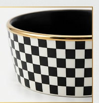 Checkerboard Decorative Bowl