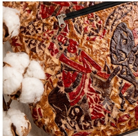 Artisanal Scene-Tooled Leather Tote Bag
