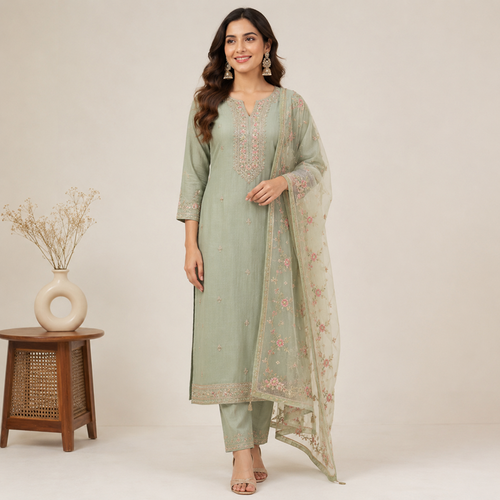 NCUI Demo Handblock Cotton Dupatta