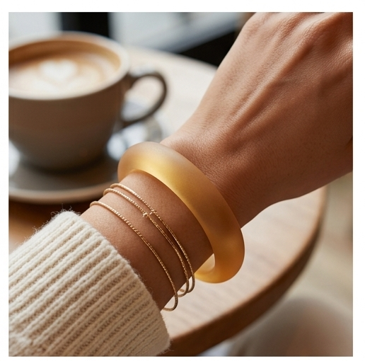 Handcrafted Resin Bangle