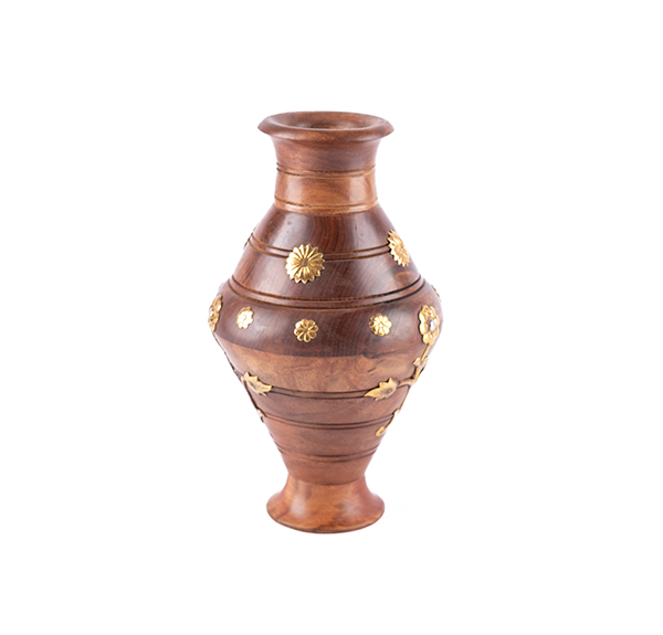 buy aesthetic wooden flower vase online at best prices in india