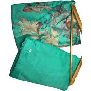 Kurta Pant Set (Silk), Green