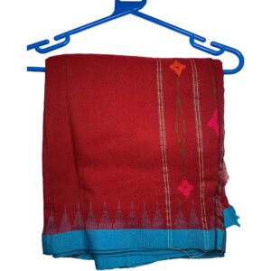 Cotton Saree, Maroon