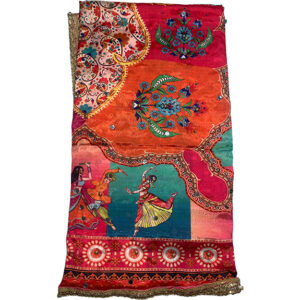 Elegant Sutti Reel Bandhej Dupatta