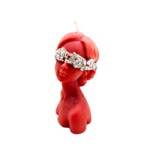 Blindfolded Woman Sculpture Candle (Lavender Fragrance)