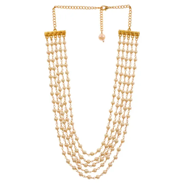 5 strand Pearl Chain Necklace