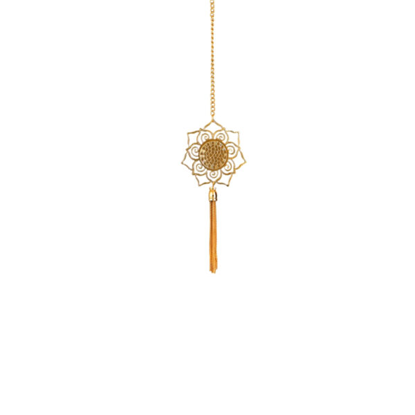 Anthem Handmade Brass Rangoli Wall Hanging Gold Coloured Decorative Showpiece for Home & Office Walls